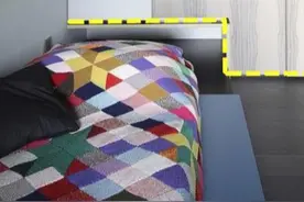 小户型可以打高低柜做收纳，床铺正好塞在下方，不浪费1㎡空间图片