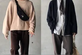 日式宽松休闲风男生穿搭，藏肉的时尚搭配推荐，看着很舒服！图片