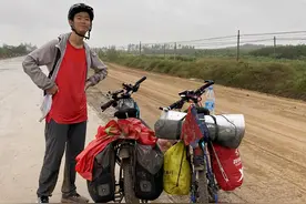 冲鸭少年！19岁四川小伙，骑行2300公里来嘉兴上大学图片