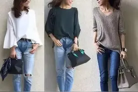 7080后的女人穿搭别跟风，试试优雅通勤风穿搭，简约而有质感图片