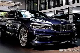 阿尔宾娜B5，这套轮毂太炸眼，选它还是M5？图片
