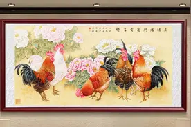 挥彩笔，展华笺，银钩铁画碧泉边。国画行云流水般的艺术图片