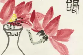 齐白石 | 最佳荷花作品10幅，笔墨恣肆，千变万化，异彩纷呈图片