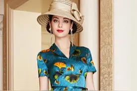 60岁的女性穿这30套中国风与欧美风混合的连衣裙，十分优雅时尚图片