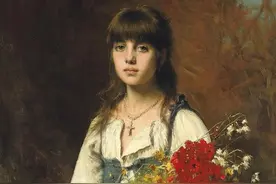 细微之处见功夫：俄罗斯画家哈拉莫夫的人物肖像表情图片