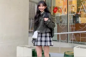 清新自然的春日活力LOOK，小个子女生值得借鉴的少女穿搭哦！图片