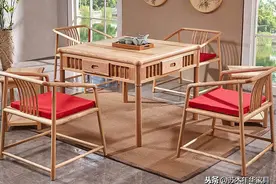 一体两用的新中式麻将桌餐桌图片