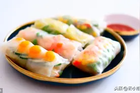 2个步骤：一切一卷，减肥高颜值餐【越南春卷】，美味零负担图片