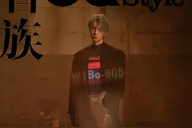 王一博GQ Style海报，飞舞黄沙，绿发迷彩...“酷盖” 变身仿生人图片
