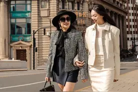 真是小瞧了中年妈妈的时髦感，看看这些女人的打扮，又美又会穿图片
