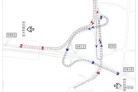 6月7日起，双碑西立交前往江北方向、双碑隧道方向交通有调整图片
