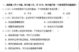 2020年陕西省中考化学试卷及答案图片