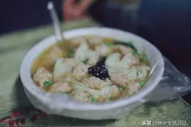 一碗野馄饨图片