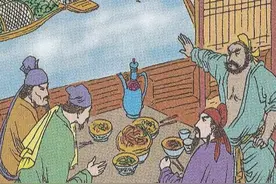 宋江李逵戴宗同桌吃饭，一碗鱼汤暴露阶层！卢俊义柴进才是豪门图片