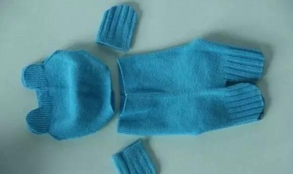 孩子不穿的旧衣服,妈妈们都可改造成泰迪熊,太聪明了!