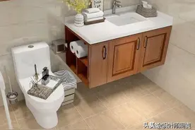 自己选的卫生间浴室柜，哭着也要用下去图片