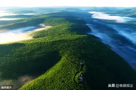 航拍大兴安岭原始森林风光：林海云雾，美不胜收图片