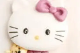 这么可爱的kitty猫是怎么做出来的，不是橡皮泥，而是翻糖图片