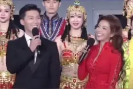 窦骁重回老家，和央视主持朱迅同台不怯场，赌王女婿陕西话很地道图片