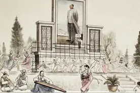 《延吉街市变迁图》（二十三）红太阳照边疆图片