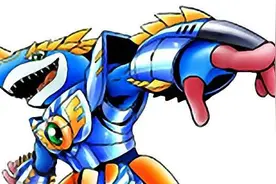 大师兄，师父被妖怪抓走了，盘点数码宝贝中沙悟净兽的进化流程图片