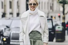 今年流行一种新穿法，叫"风衣+裙子"，减龄洋气，秋天穿刚适合图片