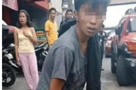 孕妇大街闲逛突然生下孩子，路人却不上前帮忙，只因长得太像男人图片