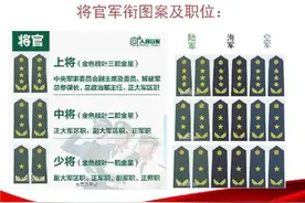 请欣赏！人民解放军军衔标志样式图片