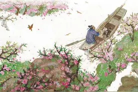 73岁老太太，画出绘本《桃花源的故事》，带你寻找陶渊明的桃花源图片