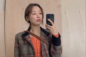 韩国欧尼简约舒适的日常对镜穿搭记录！值得学习与借鉴！图片