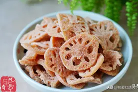 没想到藕还能这么做，吃着甜甜的嚼着有韧性，可以用手捏着吃图片