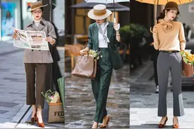 18套法式复古“慵懒风”穿搭，一套比一套优雅，是你该有的温柔图片