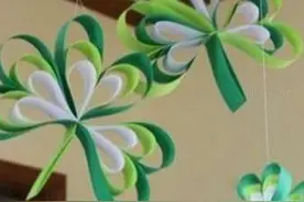 自制简单三叶草折纸步骤图片