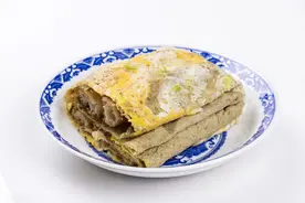 莒南县美食系列舌尖上的莒南之一：石磨煎饼图片
