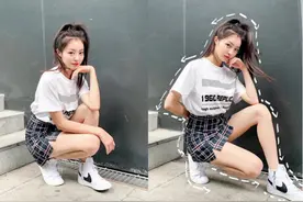 8个拍照姿势：蹲着、站着、坐着、楼梯，拍照显高显瘦又好看图片