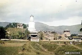 山西忻州老照片：1907年10月的五台山图片