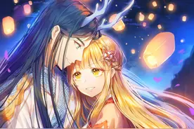 二次元男女系列之“纯美爱情”主题插画图集！执子之手与子偕老图片