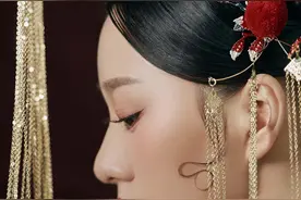 #粤港美校 # 欣赏一组又美又大气的新娘妆图片