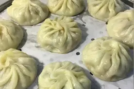 豆角包子这样调馅，不醒面不发面，皮软馅鲜不油腻，一周吃3次图片
