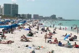佛罗里达重开海滩人满为患，州长：锻炼是好事大家多注意一点就好图片