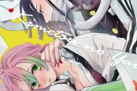 《鬼灭之刃》：蛇柱和恋柱壁纸分享，特别适合做情头哦图片