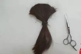 泪崩！出征武汉前，哈尔滨妈妈亲手给女儿剪短留了十多年的长发图片