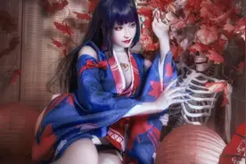 阴阳师 鬼女红叶未觉醒cosplay看完我都惊呆了居然cos的如此美丽图片