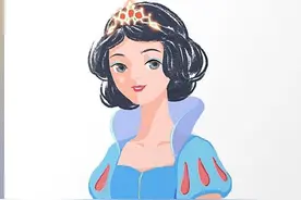 绘画美图：画家 @-丁小年- 的 ​​​​迪士尼公主系列小头像图片