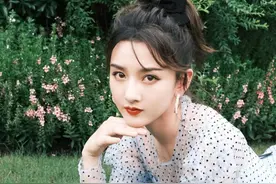 宋祖儿颜值太可了，波点透视纱裙性感时尚，演绎别样风情图片