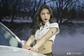 粤港澳大湾区车展盛大登场，性感车模依旧是亮点之一图片