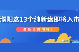 抢先看！濮阳这13个纯新盘即将入市，谁最值得期待?图片