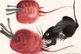 齐白石 | 最佳鼠画10幅，生动鲜活，妙趣横生，被称“鼠画家”图片