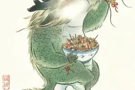 超萌！重庆插画师画出“吃货谷主”，遍尝天下美食！网友：看饿了图片