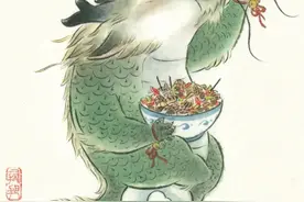 超萌！重庆插画师画出“吃货谷主”，遍尝天下美食！网友：看饿了图片